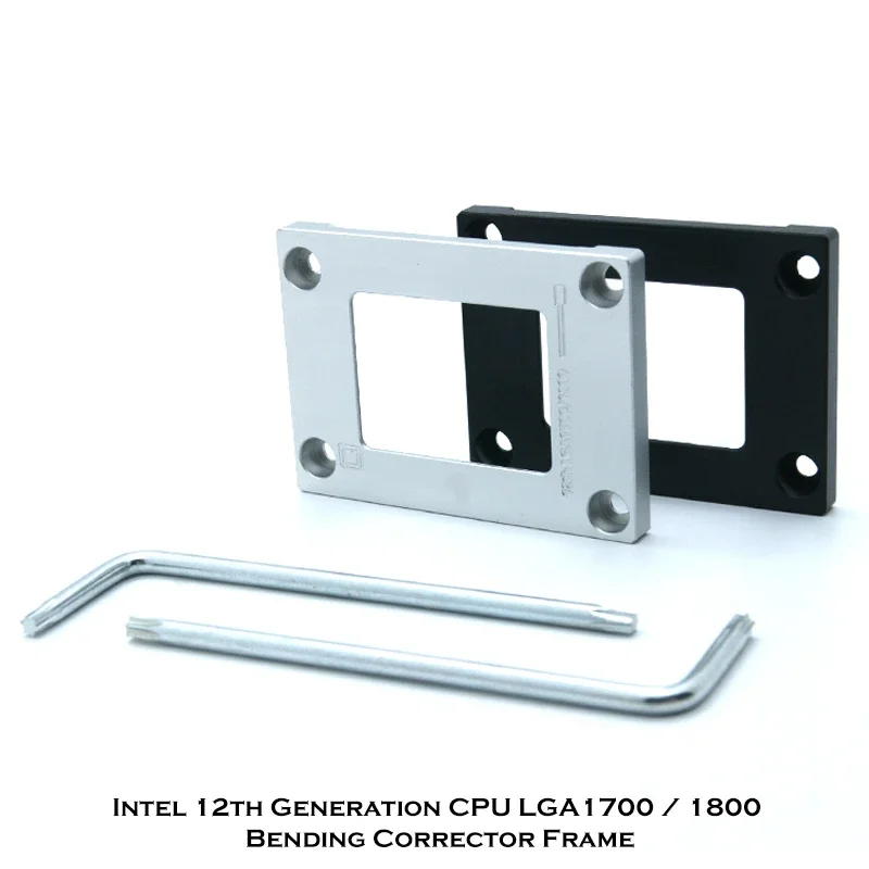 Hebilla LGA1700, Intel 12th CPU LGA1700/1800 bcf Corrector de flexión Protector de marco Placa posterior CPU Cooler - imagen 2