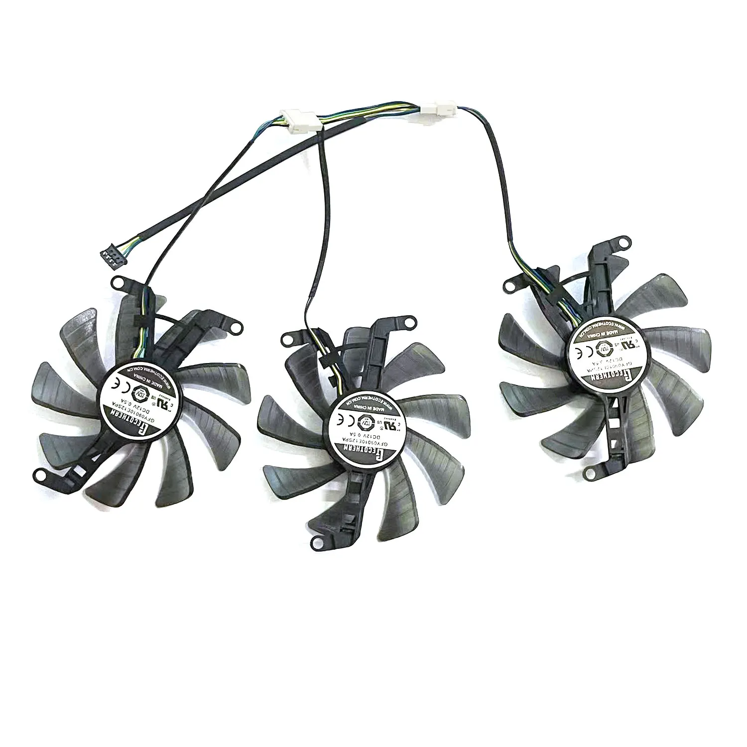 Ventilador de refrigeración gráfica T129215SU para ASL Manli RTX3080 3090 90HX Gallardo RTX3090 RTX3070 Ti 3080, reemplazo de vídeo - imagen 4