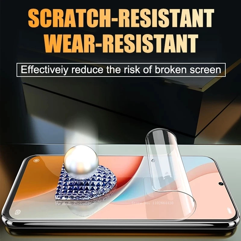 4 Uds película de hidrogel para Realme 12 Pro Plus 11 10 9 8 Pro 9i 8i Protector de pantalla para Realme C67 Note 50 C63 C53 C55 no vidrio - imagen 3
