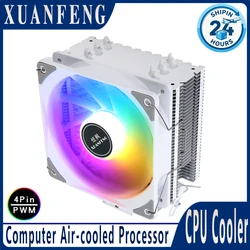 Radiador refrigeración CPU con ventilador PWM silencioso para PC
