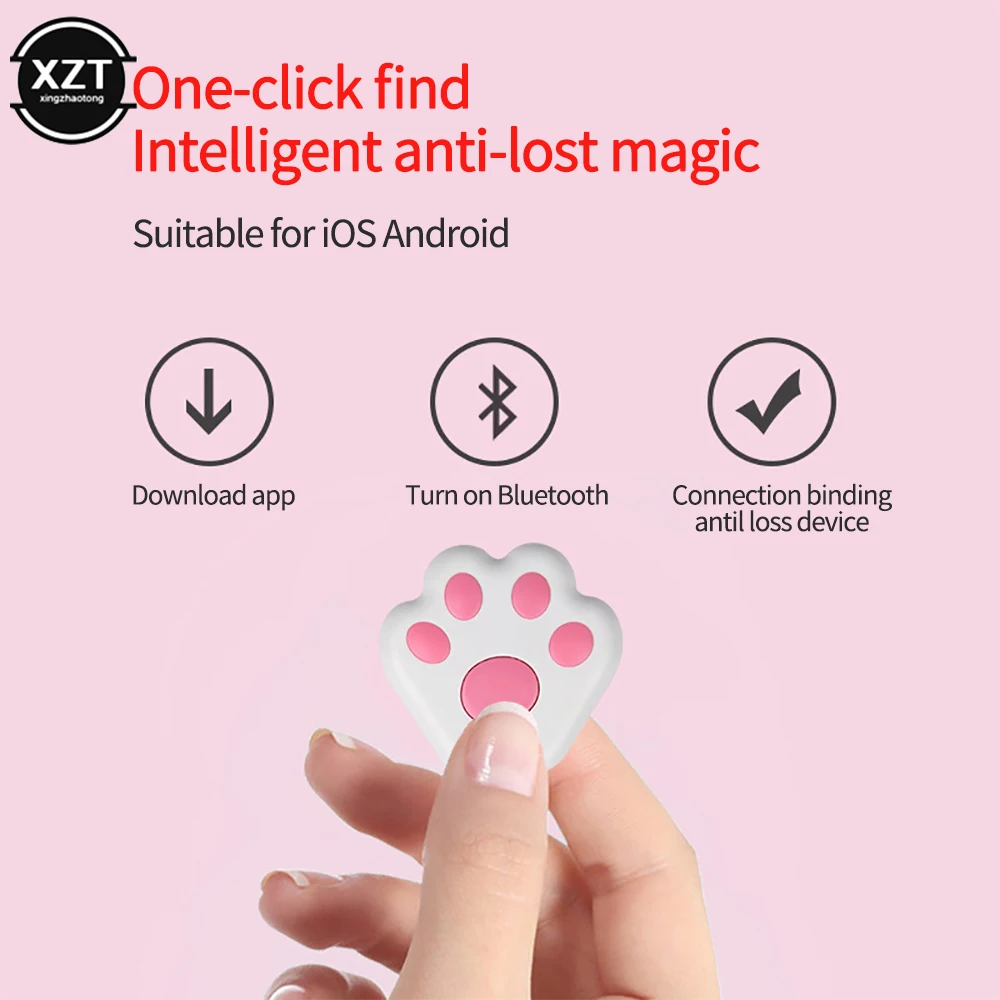 Rastreador Mini GPS, localizador de Sensor antipérdida, localizador GPS inteligente con Bluetooth, rastreador inalámbrico, billetera para perros y mascotas, localizador de llaves de teléfono - imagen 2