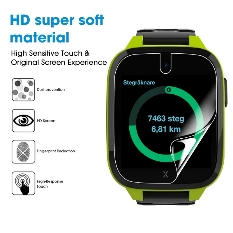 Para Xplora XGO 3 2 película protectora de pantalla transparente resistente a los arañazos película de hidrogel suave para Xplora XMOVE/X5 accesorios de juego - imagen 5