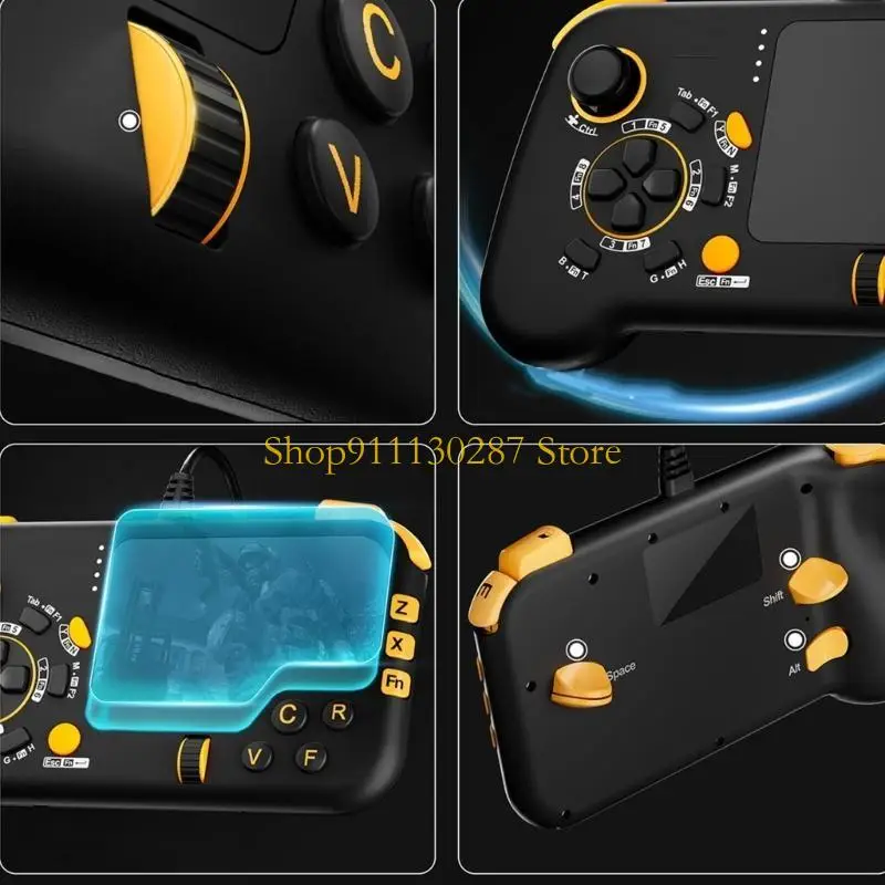 J1HC USB Controller Gamepad para y con funciones teclado y mouse - imagen 3