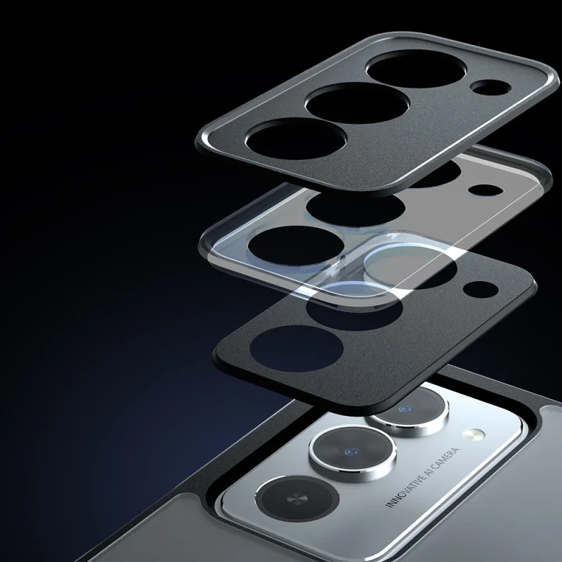 Para Redmi 15 funda Redmi 15 Capas teléfono parachoques armadura marco negro transparente a prueba de golpes trasero mate Fundas Redmi 15 - imagen 4