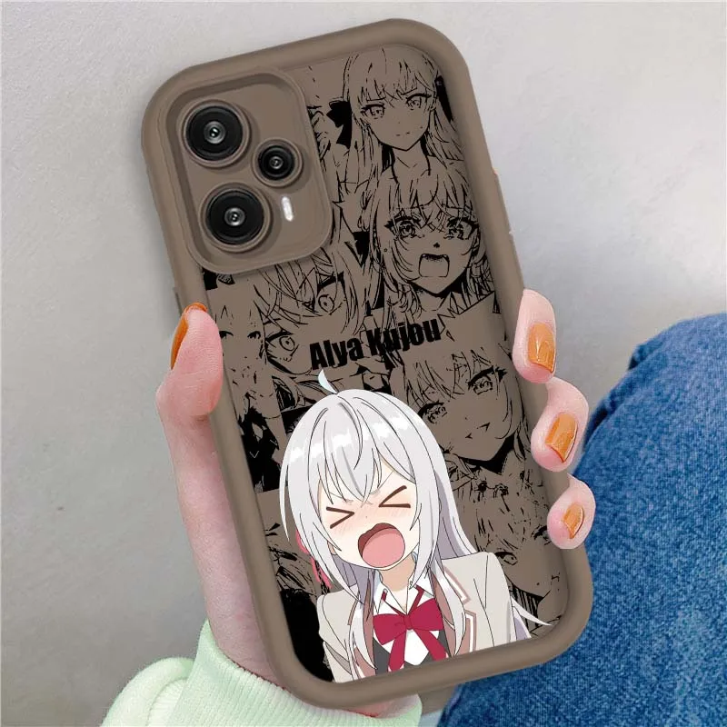 Alya Kujou Anime para Xiaomi Poco X3 X4 X5 X6 X7 C65 C75 M4 M5 M5S F6 F4 F5 Pro GT NFC ojo escalera funda de teléfono - imagen 4
