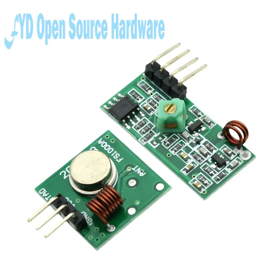 1 Conjunto 433/315MHz módulo Super regenerativo transmisor de Radio receptor transmisor receptor de 315 frecuencia - imagen 2
