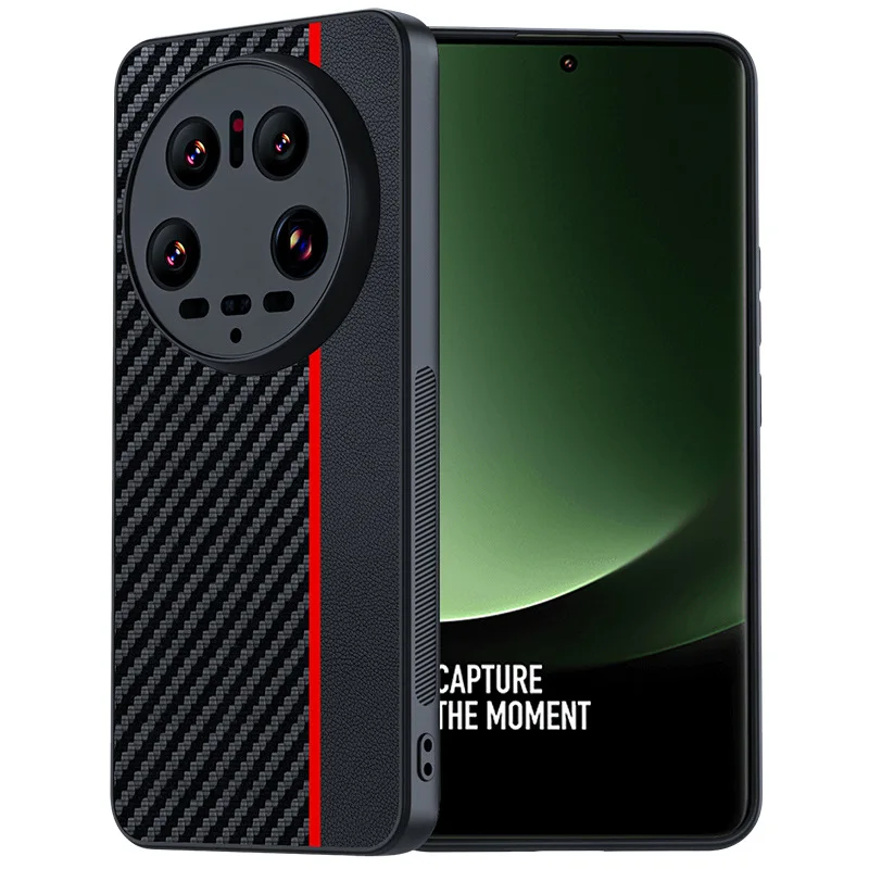 Funda de fibra de carbono para Xiaomi 14 Ultra Pro, cubierta de lujo antigolpes para Xiaomi 13 Ultra Pro 14 Ultra 13 Ultra - imagen 5