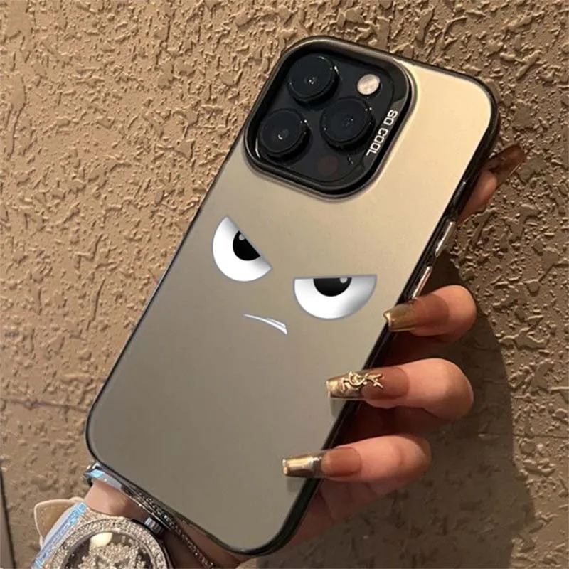 Funda de teléfono divertida con cara enojada para Xiaomi 14T 13T 12T Pro Mi 15 14 13 12 11 Lite 5G NE, cubierta de parachoques dura mate a prueba de golpes - imagen 5