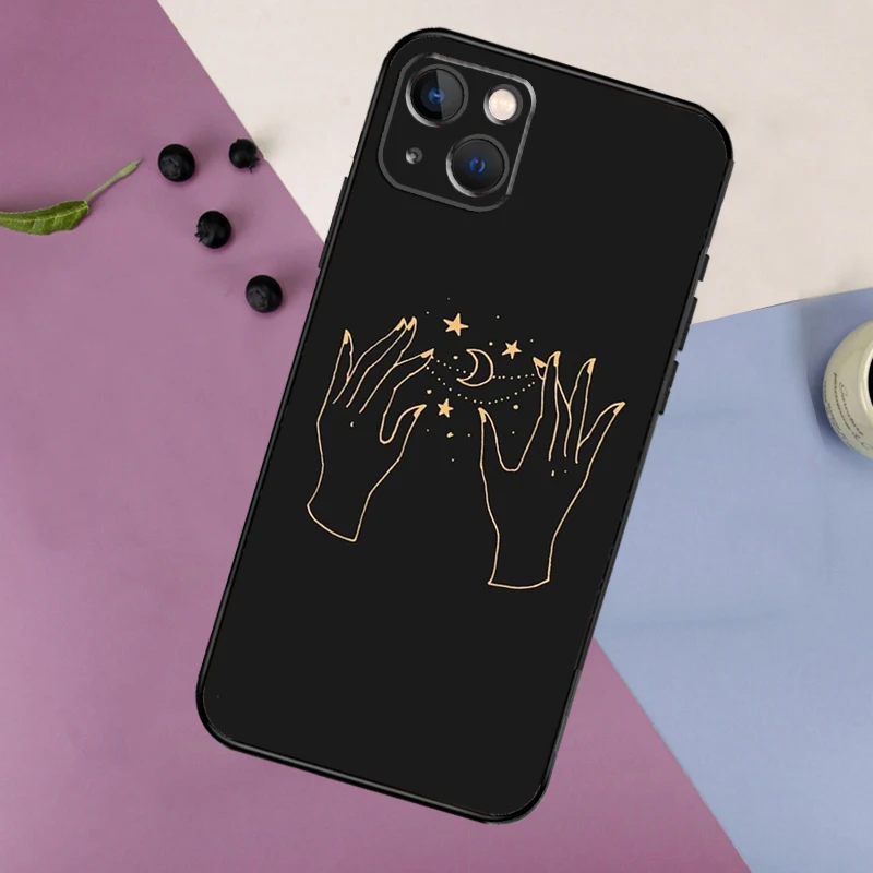 Funda de silicona de bruja oscura de brujería para iPhone 17 15 14 13 11 12 Pro Max 16 Plus 12 13 Mini 16e 17 Air contraportada - imagen 4