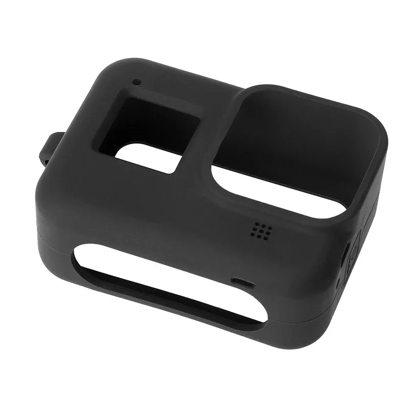 Funda de silicona 9 en 1, tapa protectora de lente, juego de película protectora de vidrio templado para GoPro Hero 8, accesorio de Cámara de Acción - imagen 4