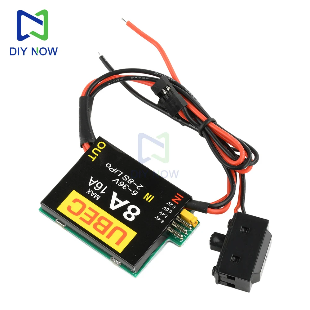 4S-6S 15-26V UBEC 8A 4A 5,2/6,0/7,4 V/8,4 V receptor servo módulo de fuente de alimentación independiente RC coche brazo robótico de avión de ala fija - imagen 3