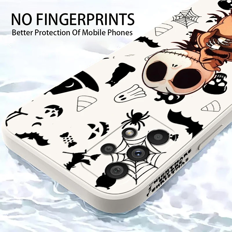 Cuerda líquida de Disney para Samsung, cordón izquierdo con calavera de Nochebuena para modelos A53, A52, A55, A32, A51, A71, A21S, A13, A73, A55, A72, A23, A35, A05, 5G - imagen 5