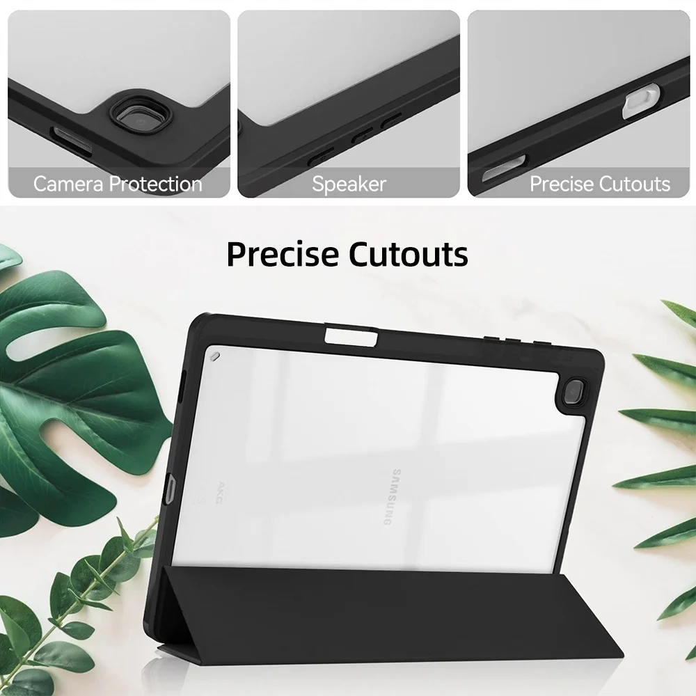 Tablet Case For Samsung Galaxy Tab S6 Lite 10.4inch With Pencil Holder Transparent Back Cover - imagen 5