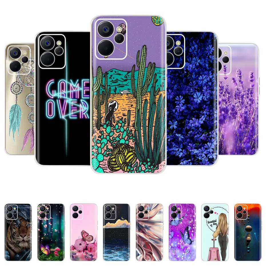 Funda con patrón de moda para Realme 9i 5G RMX3612, funda de teléfono Realme 9i RMX3491, fundas de TPU de silicona suave para Realme 9i 9 i 4G 5G