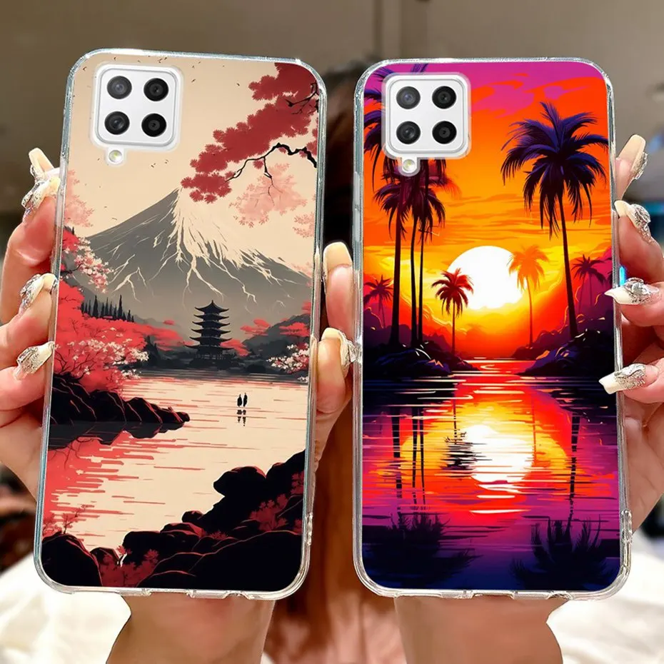 Nueva funda de pintura de moda para Samsung Galaxy A22 A225F A226B fundas de teléfono de silicona suave TPU para Samsung A22 4G 5G cubierta parachoques - imagen 5