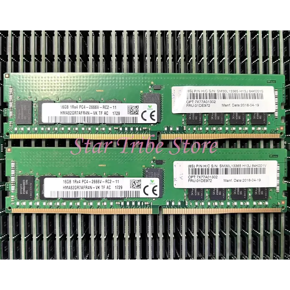 Para Lenovo 01DE972 1DE972 7X77A01302 16GB DDR4 2666 1RX4 PC4-2666V REG Memoria de servidor - imagen 2