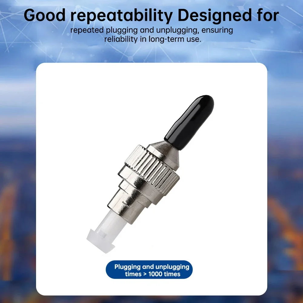 Adaptador de conector de fibra Simplex UPC macho a 1,25 hembra ZOERAX FC-lápiz de luz roja FTTH Compatible con medidor de potencia óptica OTDR - imagen 5