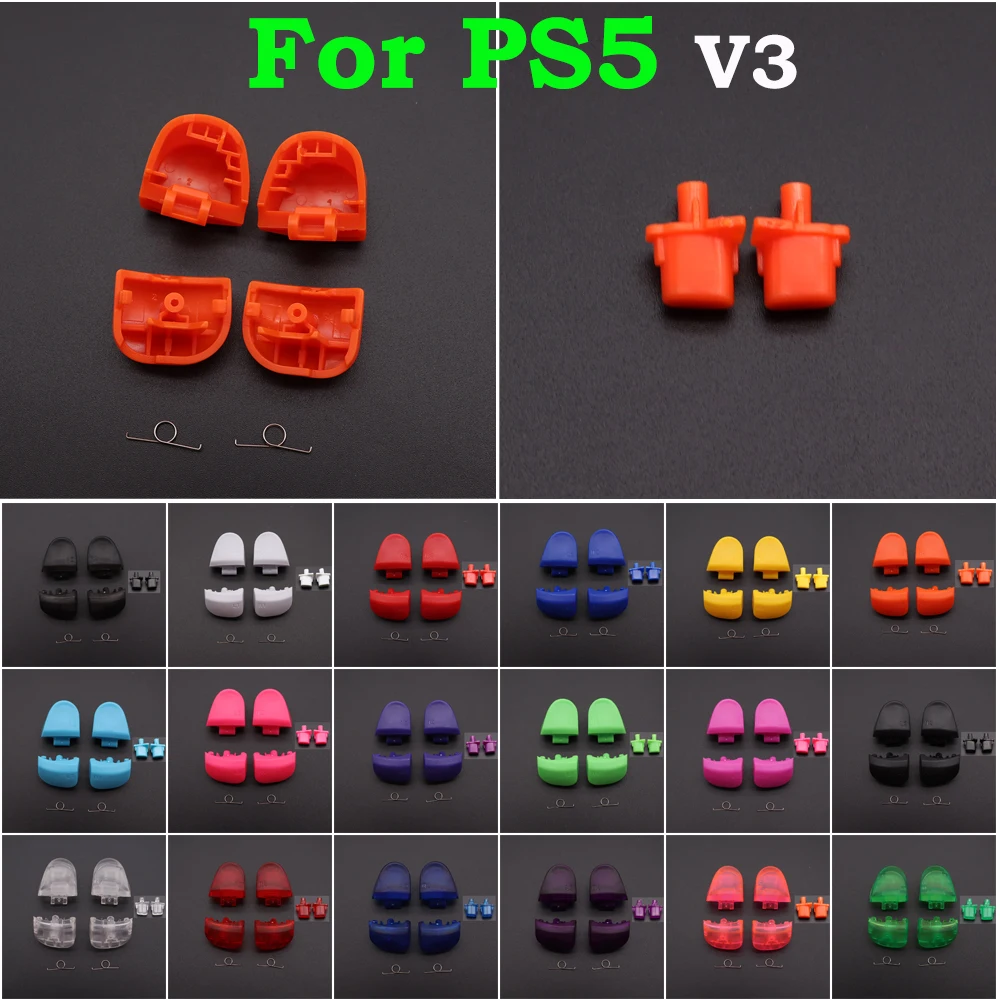 1 Juego para PS5 V3 V3.0 controlador de BDM-030 L1 R1 L2 R2 botones de hombro y resortes controlador llave reemplazar accesorios