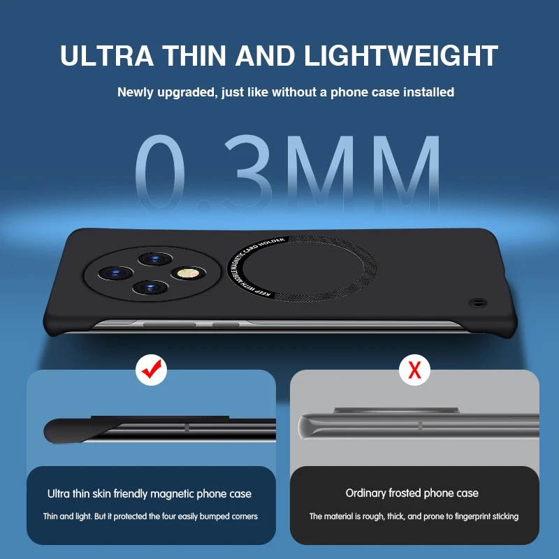 Funda de teléfono delgada de PC dura de lujo para OPPO F27 Pro Plus Pro + A3 Pro 5G China cubierta trasera Simple de Color caramelo sin marco magnético - imagen 5