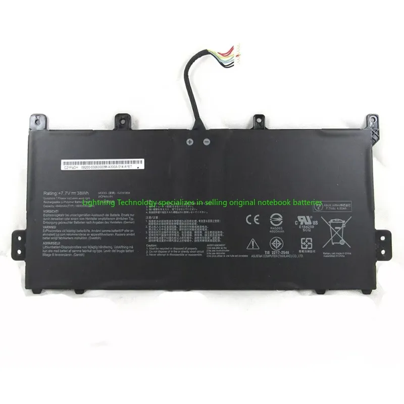 Batería de portátil Original y genuino de 2025 años C21N1808 7,7 V 38Wh para Asus Chromebook C523NA-A2 C423NA-BZ C423NA-EB C423NA-EB0108 - imagen 4