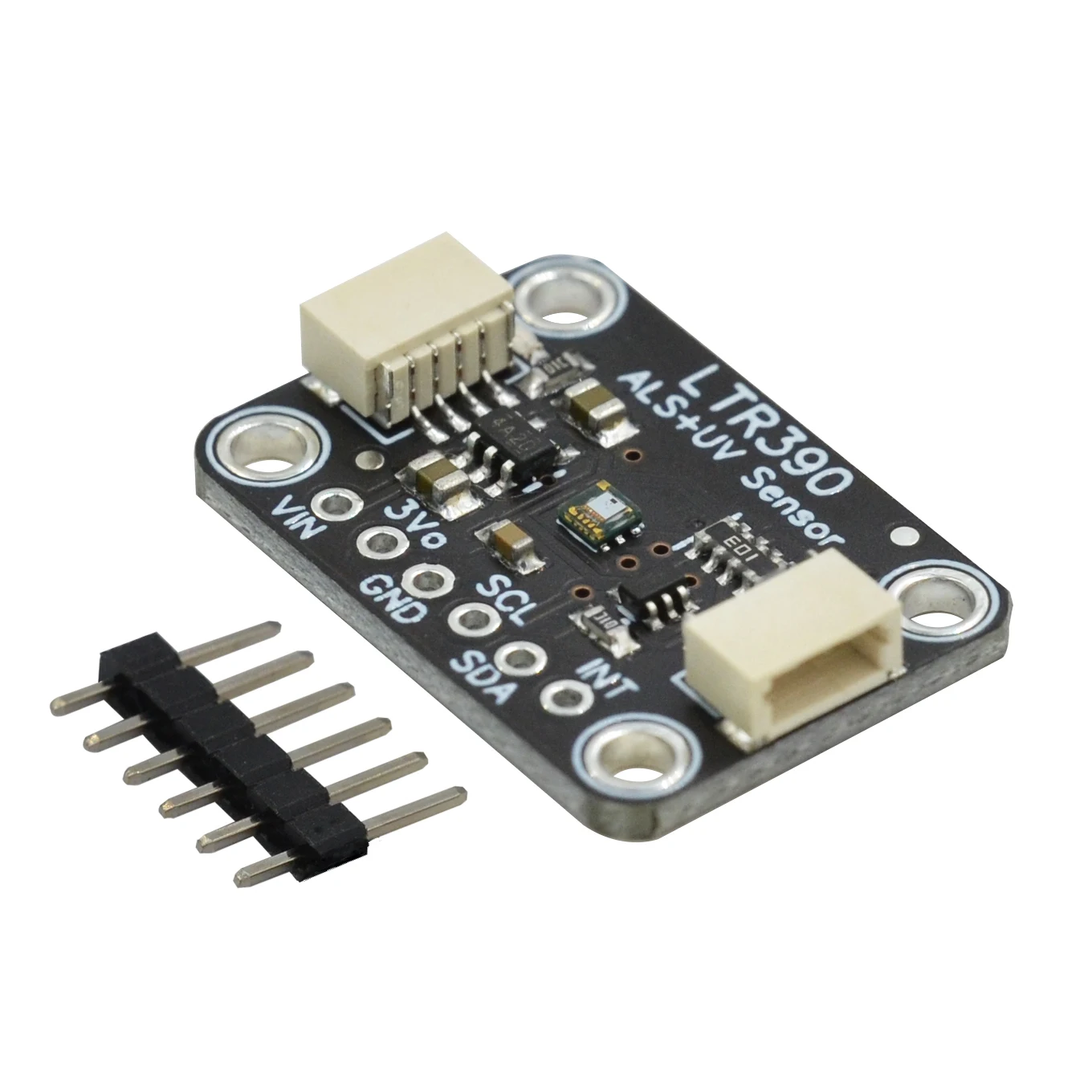 LTR390 280nm 430nm Sensor de luz de gravedad UV compatible con I2C UART 3,3 V 5V para detección de intensidad de luz experiencia meteorológica - imagen 2