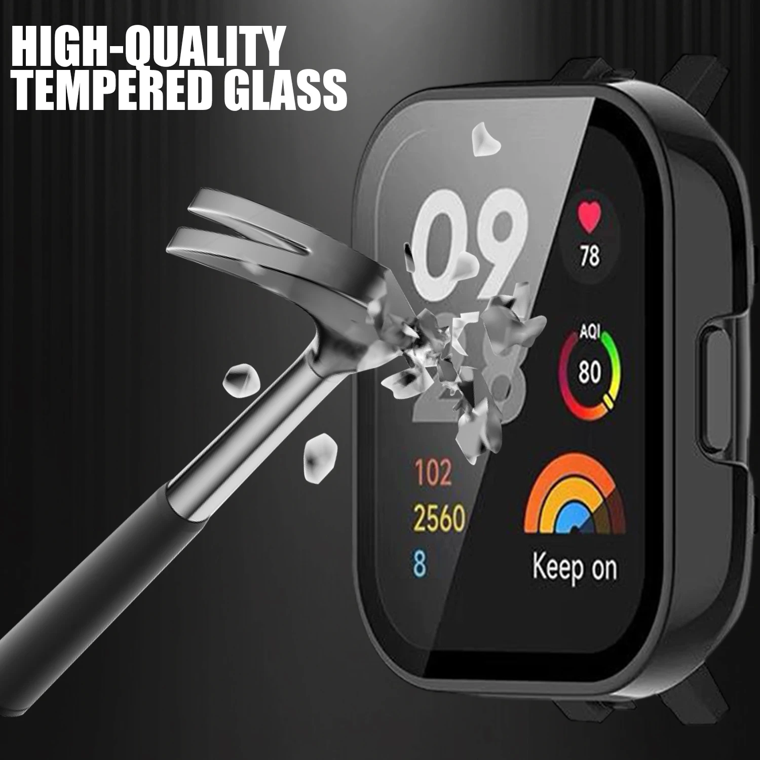 Protectores de pantalla de PC duro y vidrio templado para Redmi Watch 5 Active/5 Lite Smartwatch funda protectora a prueba de golpes - imagen 5