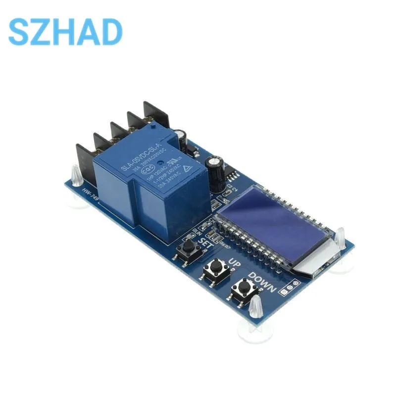 Relé sensible al voltaje 30A 12-48V - Controlador de cargador de batería de corte automático con LCD para plomo-ácido