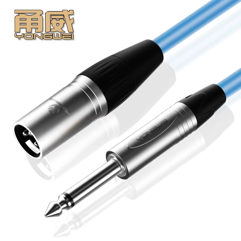 YONGWEI Cable de micrófono XLR de 3 pines a Jack de 6,5mm, Cable TS auxiliar de 6,5mm, macho a XLR hembra para amplificador - imagen 4