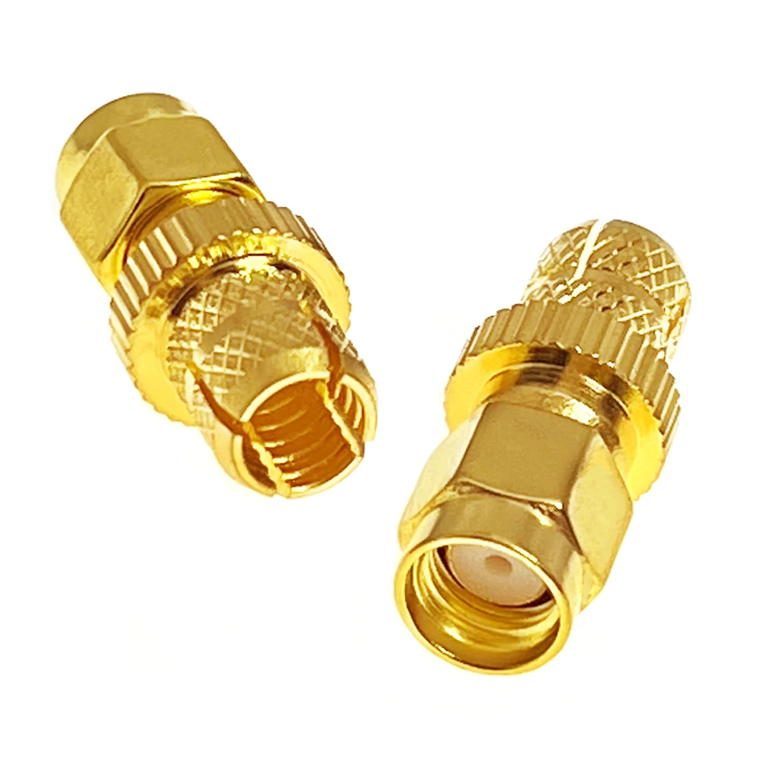 1 unidad nuevo conector macho SMA conector coaxial RF engarzado para Cable LMR300 recto chapado en oro adaptador al por mayor Terminal de Cable - imagen 3