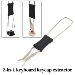 Extractor de teclas 2 en 1, extractor de teclas, interruptor de cable de descarga, herramienta de extracción de teclado mecánico, teclado mecánico de repuesto