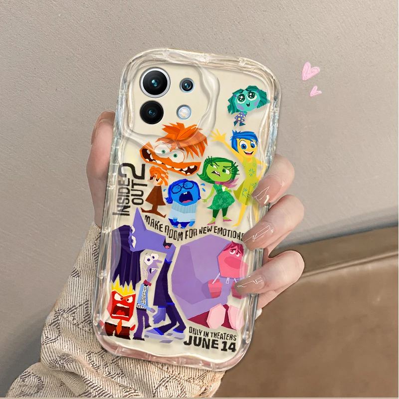 Inside Out 2 funda de teléfono 3D para Xiaomi 13T 12T 14 13 12 11 11i Lite 5G NE 10T POCO X5 X6 Pro X3 NFC X4 GT F3 F4 F5 F6 M6 M5S C65 - imagen 4