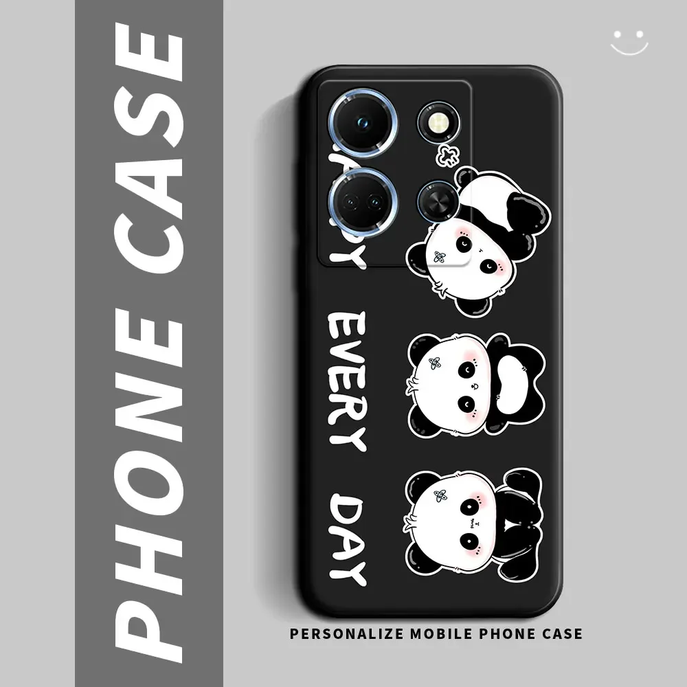 Funda de silicona suave para teléfono Infinix Note 30 Pro Note 30i, carcasa con Panda de dibujos animados, a prueba de golpes, 4G, 5G - imagen 4