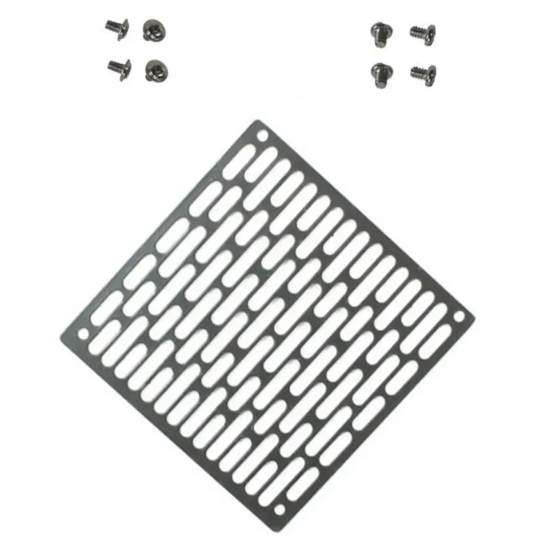 Cubierta protectora del radiador protector de placa del ventilador de refrigeración de acero galvanizado para componentes de refrigeración de PC protector del radiador 14/28/42cm - imagen 2