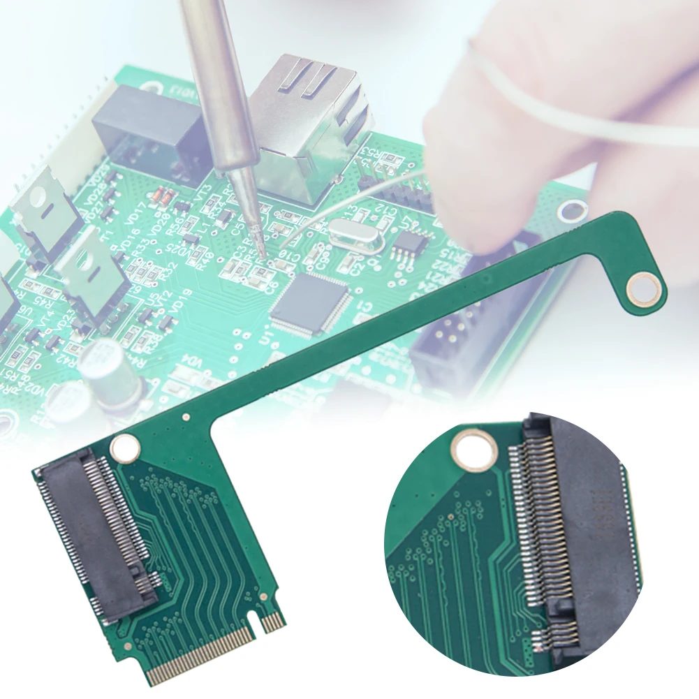 Placa de transferencia portátil de 90 grados, adaptador de tarjeta de transferencia M.2 NVME, convertidor para ASUS Rog Ally, accesorios de disco duro M2 modificados - imagen 4