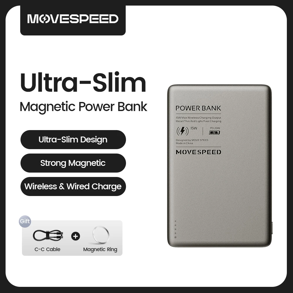 Gray Power Bank