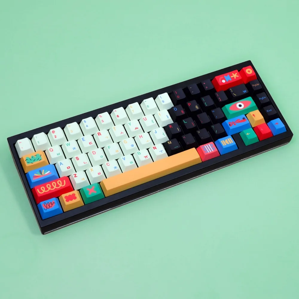 Réplica de teclas GMK para idiomas minoritarios, perfil de cereza PBT para Cangjie, accesorio árabe, coreano, alemán, francés, español y ruso - imagen 2