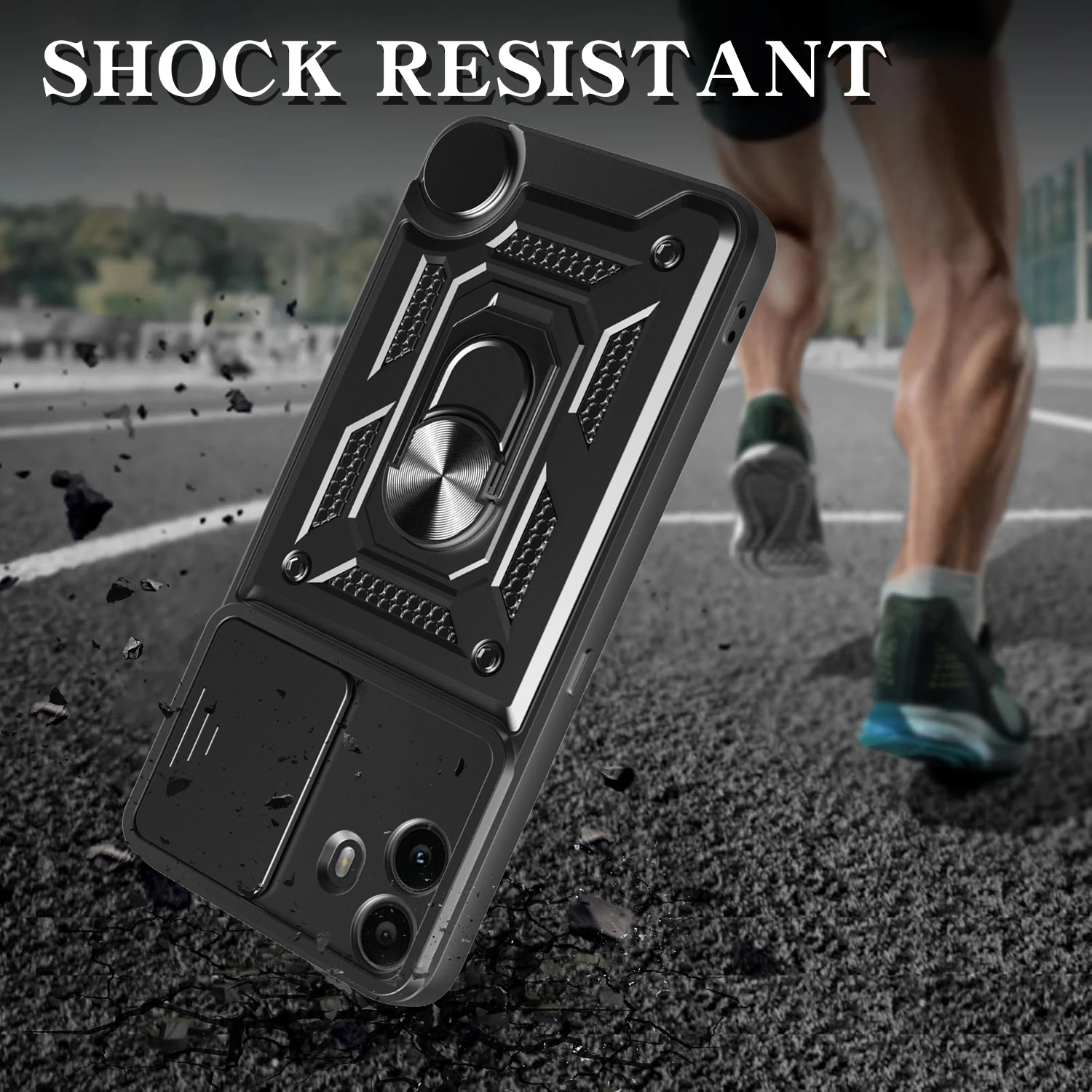 Soporte de armadura Funda para nada CMF teléfono 1/CMF teléfono 2 Pro Funda deslizante Cámara anillo de protección soporte a prueba de golpes contraportada Capa - imagen 4