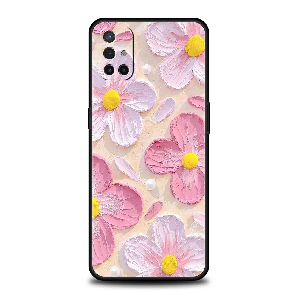 Funda de teléfono con pintura al óleo de flores para OnePlus 15 13 12 11 10 9 8 13T 10T 7T Pro 13R 12R 9RT 8T Nord 4 N200 2T CE 2 3 5G Lite - imagen 2