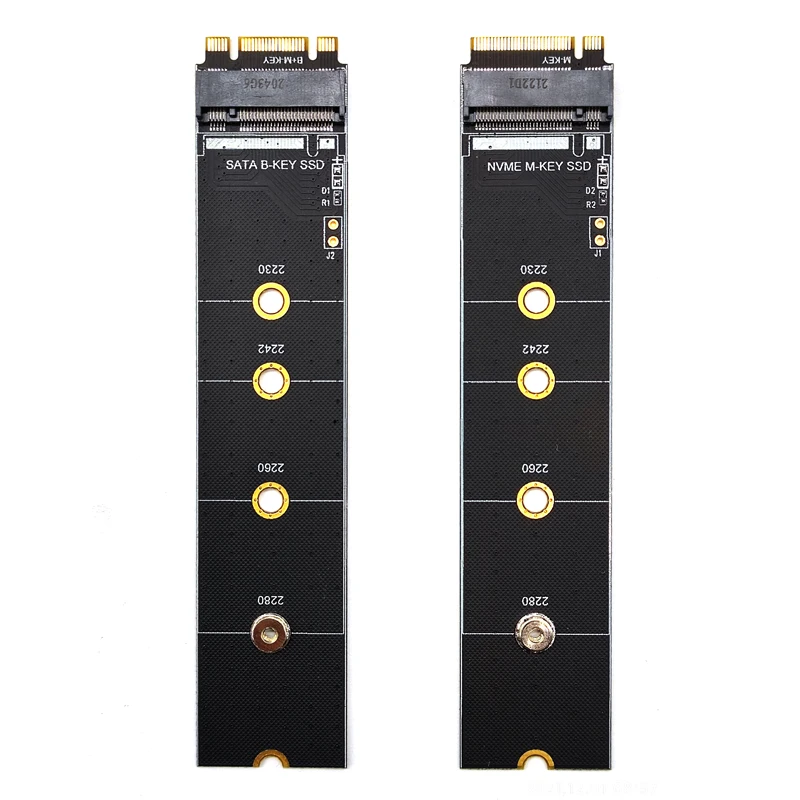 Adaptador SATA M.2 PCIE NVME M2, convertidor de tarjeta de expansión de prueba, compatible con 2230, 2242, 2260, 2280 M.2 SSD - imagen 2