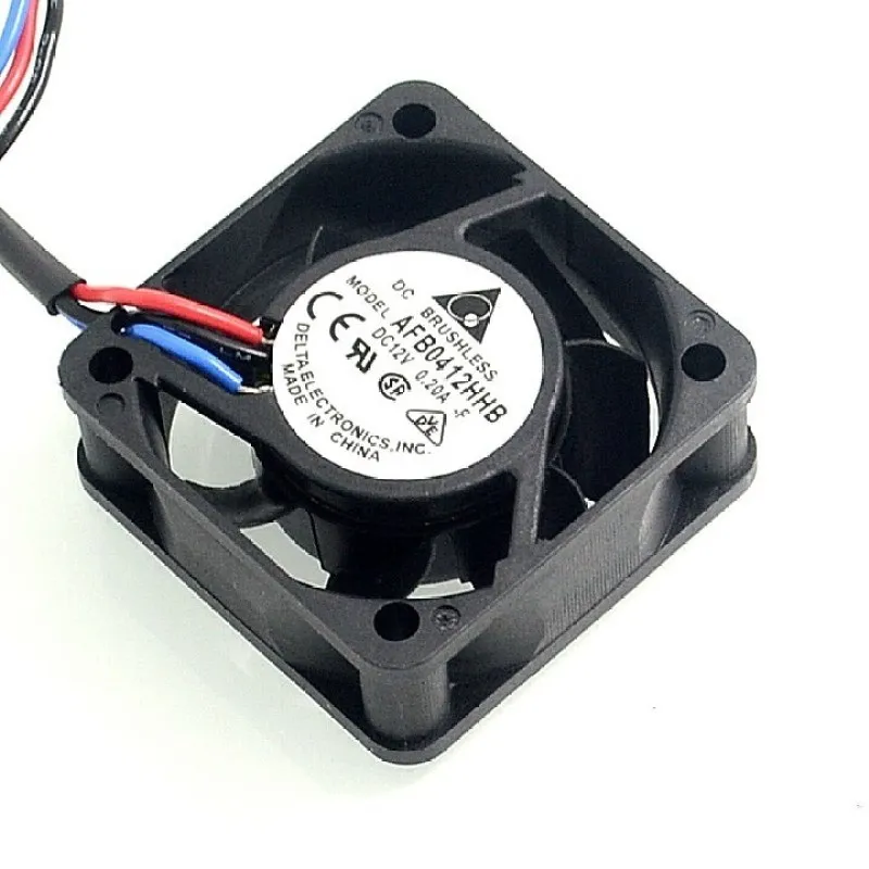 Para Delta afb0412hb 4cm 40mm 12V 0,20 a tres cables de velocidad duraderos rodamientos de bolas ventilador de refrigeración 40*40*15mm - imagen 5