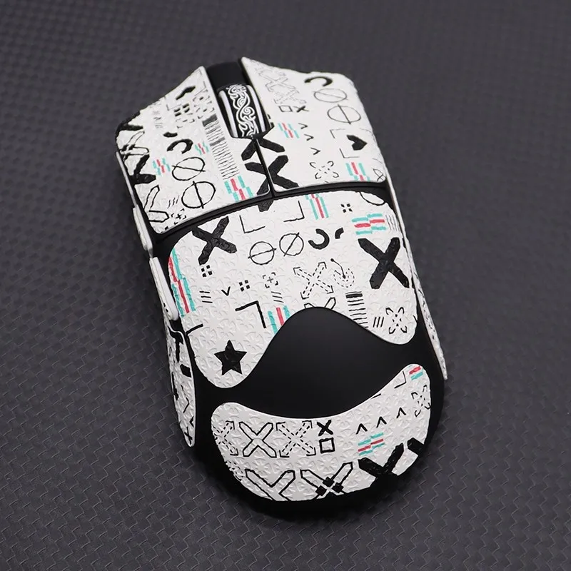 1 Juego de pegatinas antideslizantes para ratón para Incott 029 Zero29 Pro, cinta antisudor antideslizante, cubierta completa ultrafina - imagen 2