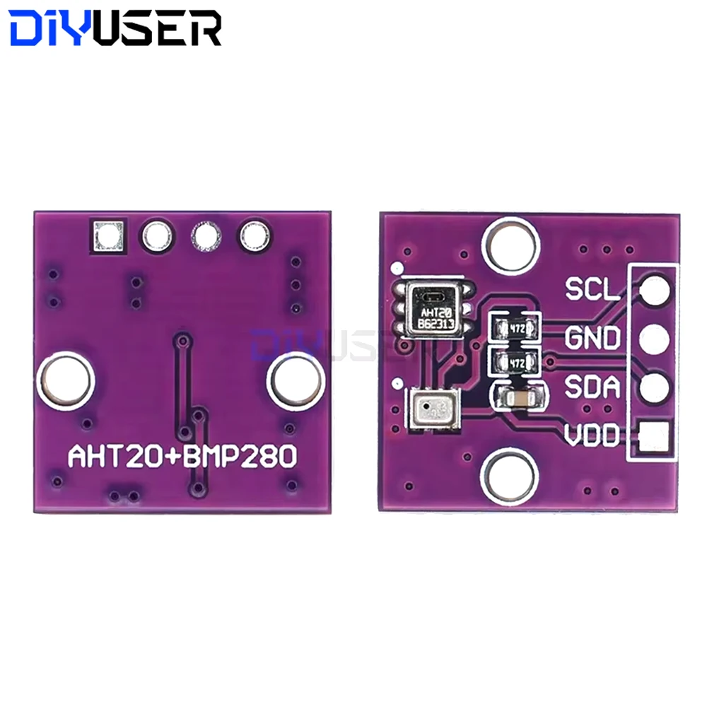 Módulo de sensor digital AHT20 BMP280, sensor de presión de aire de humedad y temperatura de alta precisión para Arduino Raspberry Pi, I2C/SPI - imagen 5