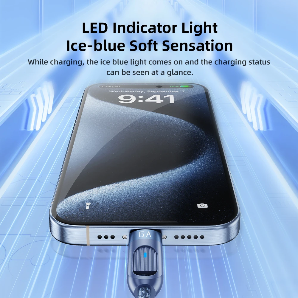 Toocki 100W Cable de datos de resorte de coche Cable de carga rápida corto Cable USB C a USB C para iPhone 15 Huawei Xiaomi Samsung Cable tipo C - imagen 5