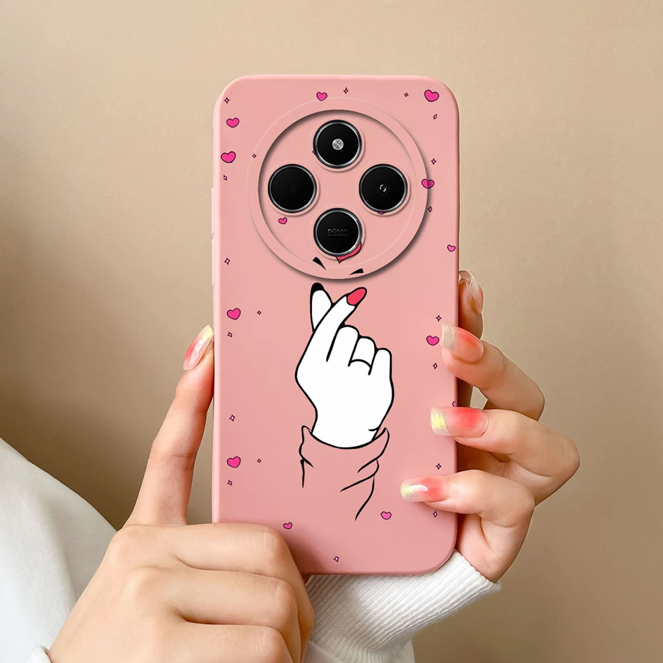 Para Xiaomi Redmi 14C funda amor corazón mariposa contraportada para Redmi 14 C 4G Redmi14C carcasa de teléfono Fundas de silicona líquida suave - imagen 3