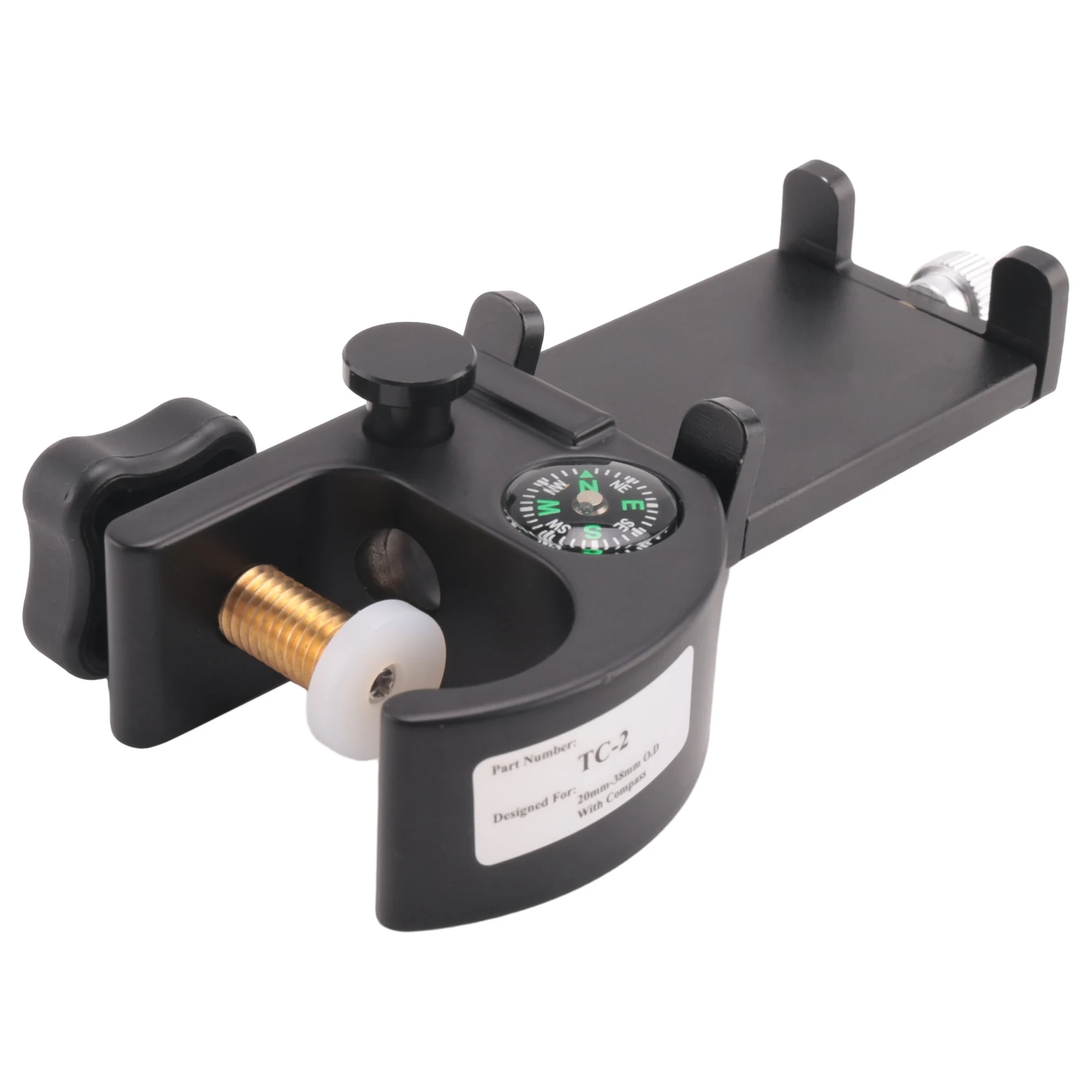 ABWG-Base de soporte con brújula, soporte para teléfono, abrazadera de poste para GPS para colector de datos Total - imagen 2