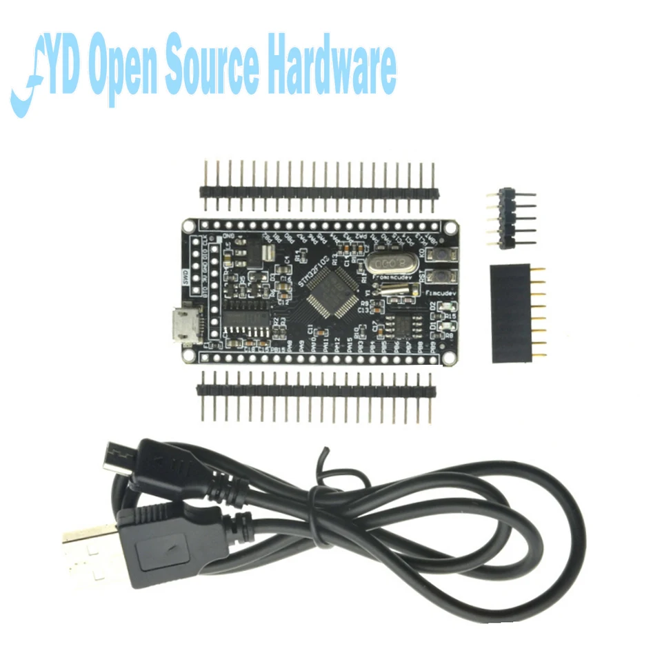 Sistema STM32F103C8T6 CH340 SCM, módulo de placa de desarrollo de aprendizaje STM32 STM32F103 New-F103C8