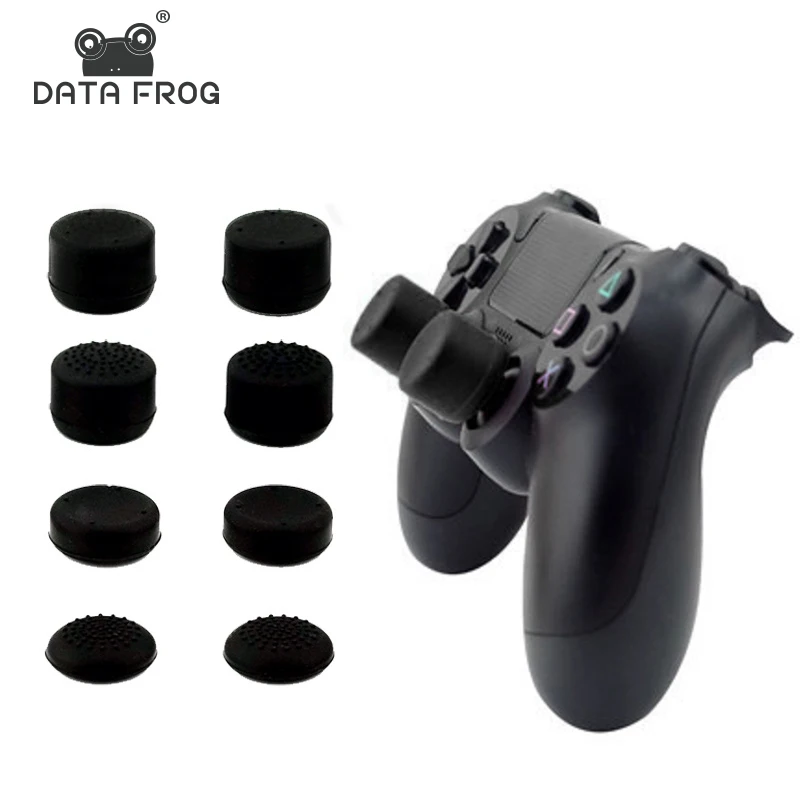 DATA FROG-Thumb Stick analógico de silicona, 8 piezas, para Xbox One/S/Series X S/Switch Pro, piezas para PS5/PS4