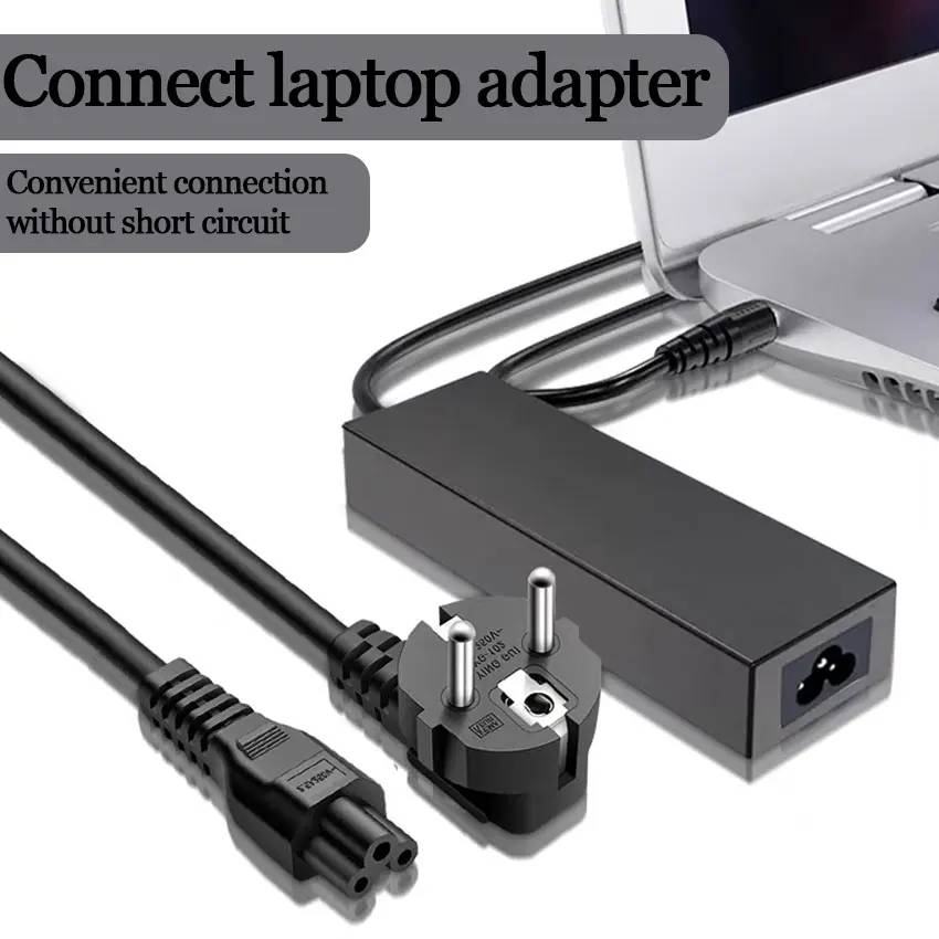 Cable de alimentación europeo IEC C5 a C6, adaptador de corriente para ordenador portátil, Dell, Lenovo, Asus, Notebook TV, 0,5 m, 1,2 m, 5m - imagen 3