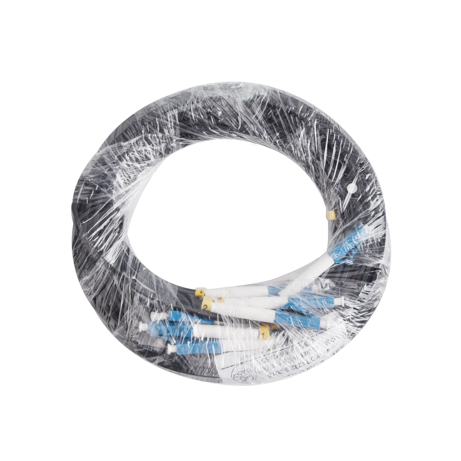 Cable de extensión de fibra óptica de 200M/250M/300M UPC 4 LC a 4 LC Cable óptico de línea de conversión interior monomodo de 4 núcleos - imagen 4