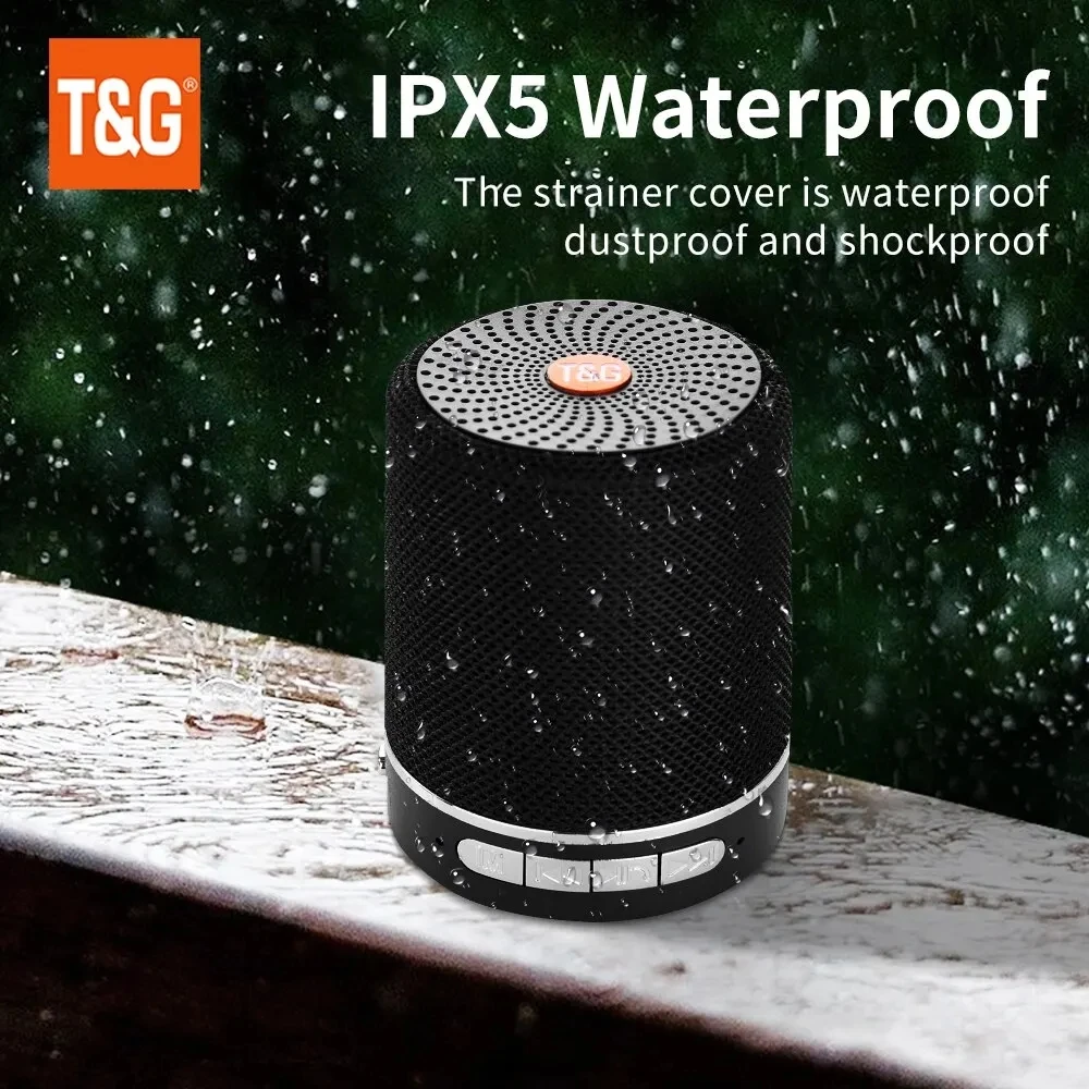 Minialtavoz inalámbrico con Bluetooth, caja De sonido portátil con Radio FM, graves, pequeño, resistente al agua - imagen 4